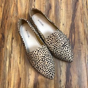 Cheetah Print Flats NWOT